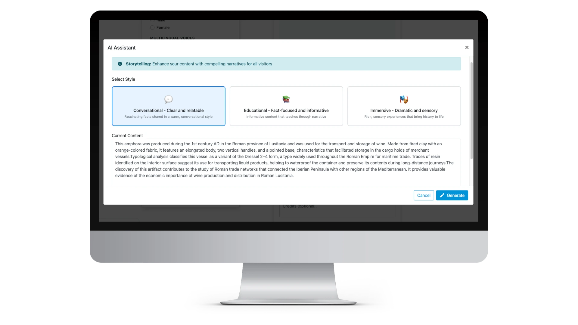 Placeholder for AI-assisted CMS workflows.