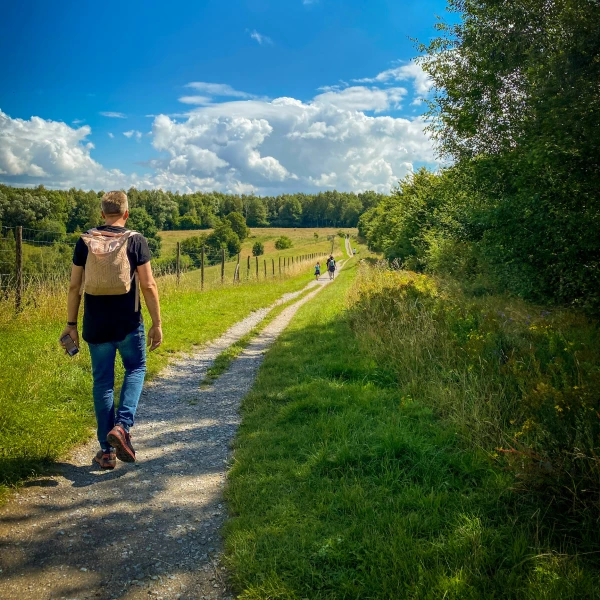 Guided cultural route visitor experience.
